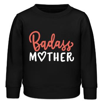Mama Muttertag - Kinder Organic Sweatshirt Mini Changer von Stanley/Stella - Schwarz - Vorne - AI Model Kid Male (0cm)