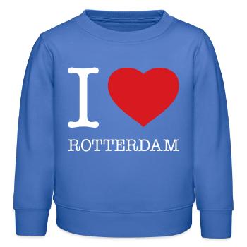 J’ADORE ROTTERDAM - Sweat enfant bio Stanley/Stella - carolina blue - Devant - AI Model Kid Female (0cm)