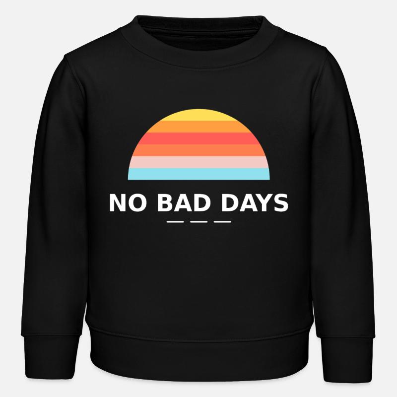 NO BAD DAYS - Kinder Organic Sweatshirt Mini Changer von Stanley/Stella - Schwarz
