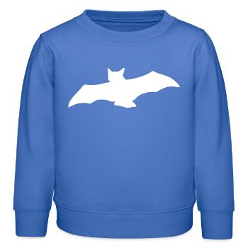 Bat Gothic: Symbol of Night & Freedom - Kids Organic Sweatshirt by Stanley/Stella - carolina blue - Front - AI Model Kid Female (0cm)