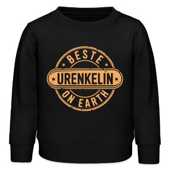 Beste Urenkelin - Kinder Organic Sweatshirt Mini Changer von Stanley/Stella - Schwarz - Vorne - AI Model Kid Male (0cm)