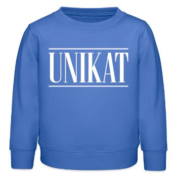 Unique Unique Individual Self-Worth Unique - Kids Organic Sweatshirt by Stanley/Stella - carolina blue - Front - AI Model Kid Female (0cm)