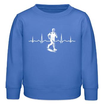 Direkte Running Aussage - Kinder Organic Sweatshirt Mini Changer von Stanley/Stella - carolina Blue - Vorne - AI Model Kid Female (0cm)