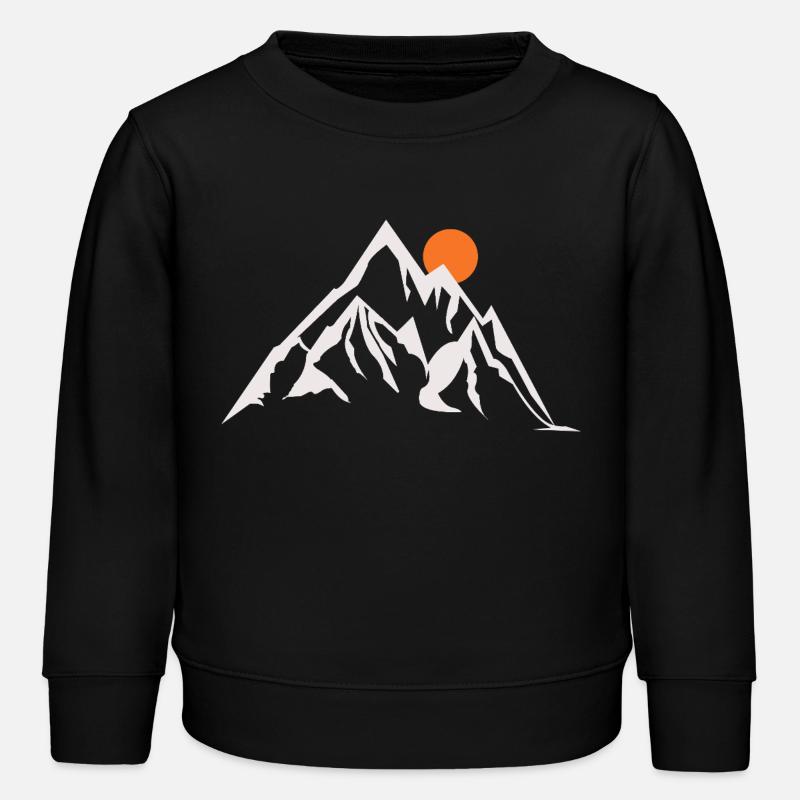 Le sommet ensoleillé - Sweat enfant bio Stanley/Stella - noir