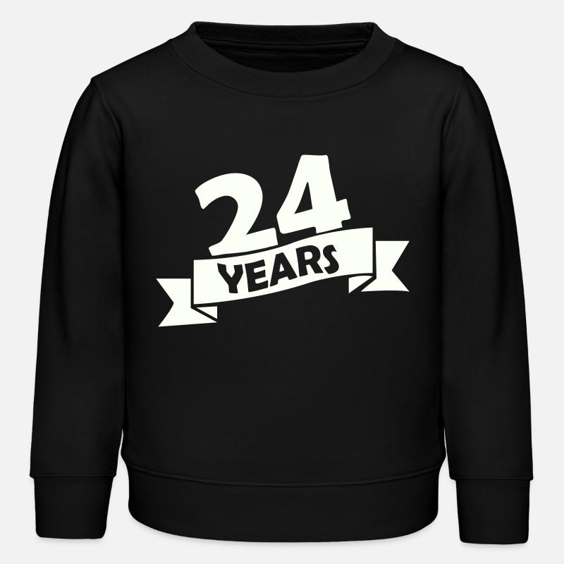 24_years - Kinder Organic Sweatshirt Mini Changer von Stanley/Stella - Schwarz