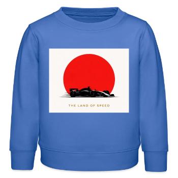 Red Sun Rennwagen: Land der Geschwindigkeit - Kinder Organic Sweatshirt Mini Changer von Stanley/Stella - carolina Blue - Vorne - AI Model Kid Female (0cm)