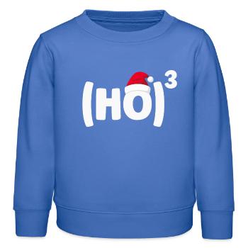 Weihnachtsmann  - Kinder Organic Sweatshirt Mini Changer von Stanley/Stella - carolina Blue - Vorne - AI Model Kid Female (0cm)
