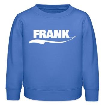 Frank - Kids Organic Sweatshirt by Stanley/Stella - carolina blue - Front - AI Model Kid Female (0cm)