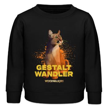 Woodwalkers Film Gestaltwandler  - Kinder Organic Sweatshirt Mini Changer von Stanley/Stella - Schwarz - Vorne - AI Model Kid Male (0cm)