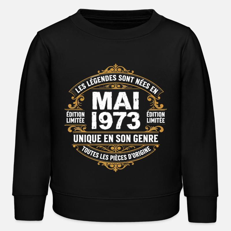 May 1973  - Sweat enfant bio Stanley/Stella - noir