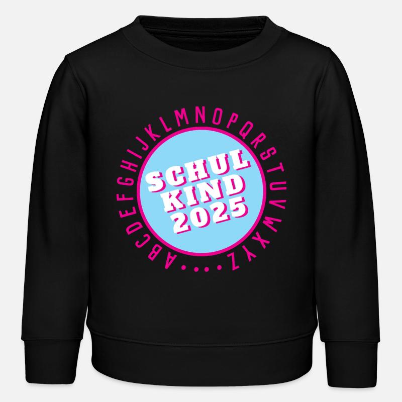 ENFANT SCOLAIRE 2025 - EFFECTIFS SCOLAIRES - PREMIER JOUR D’ÉCOLE - Sweat enfant bio Stanley/Stella - noir