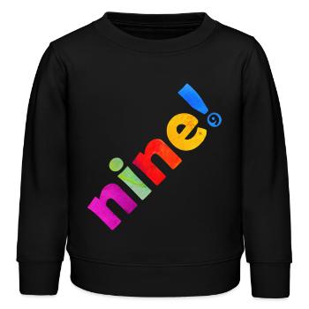 NEUN 9 JAHRE 9. GEBURTSTAG - Kinder Organic Sweatshirt Mini Changer von Stanley/Stella - Schwarz - Vorne - AI Model Kid Male (0cm)