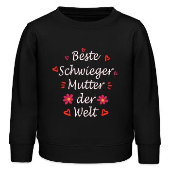 Schwiegermutter Design - Kinder Organic Sweatshirt Mini Changer von Stanley/Stella - Schwarz - Vorne - AI Model Kid Male (0cm)