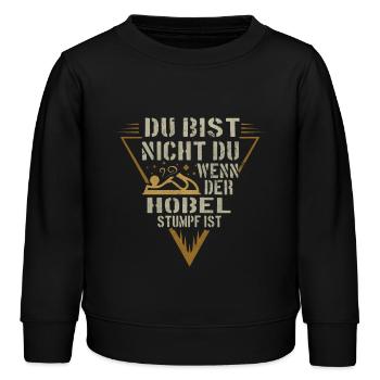 Schreiner Hobel - Kinder Organic Sweatshirt Mini Changer von Stanley/Stella - Schwarz - Vorne - AI Model Kid Male (0cm)