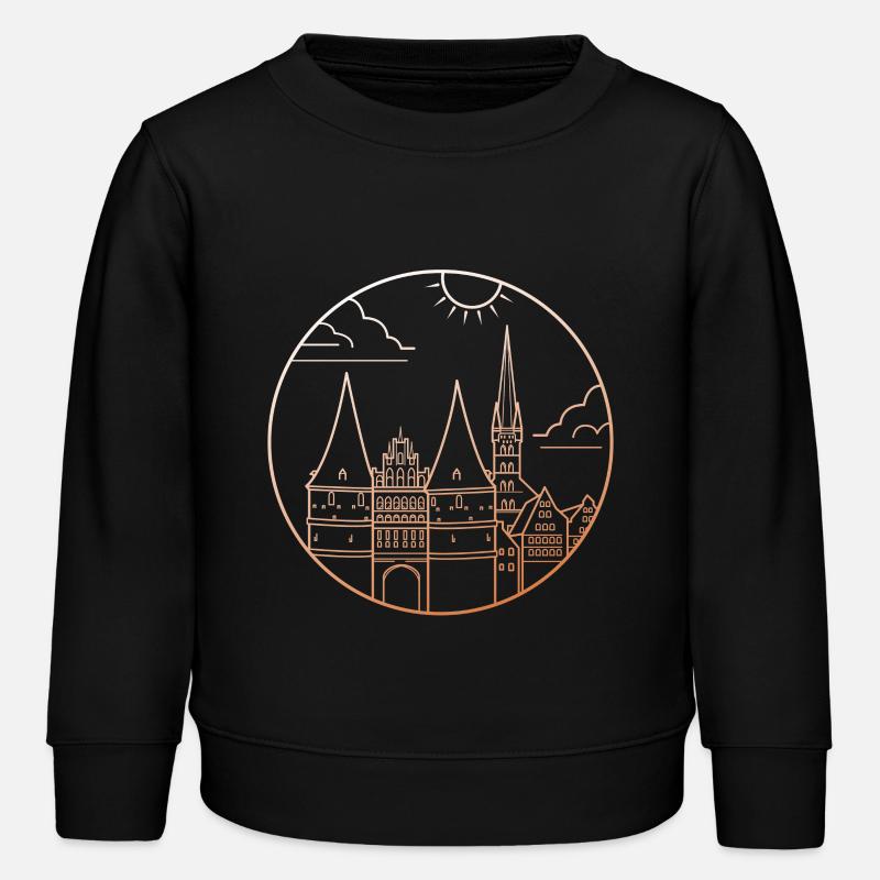 Lübeck - Sweat enfant bio Stanley/Stella - noir