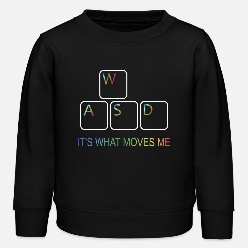 Jeu de jeu de jeu d’ordinateur - Sweat enfant bio Stanley/Stella - noir