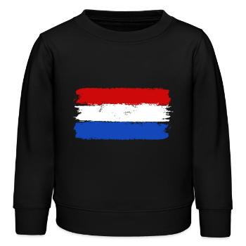Hollande - Sweat enfant bio Stanley/Stella - noir - Devant - AI Model Kid Male (0cm)