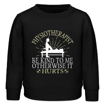 Physiothérapeute - Sweat enfant bio Stanley/Stella - noir - Devant - AI Model Kid Male (0cm)