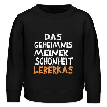 Leberkas - Kinder Organic Sweatshirt Mini Changer von Stanley/Stella - Schwarz - Vorne - AI Model Kid Male (0cm)