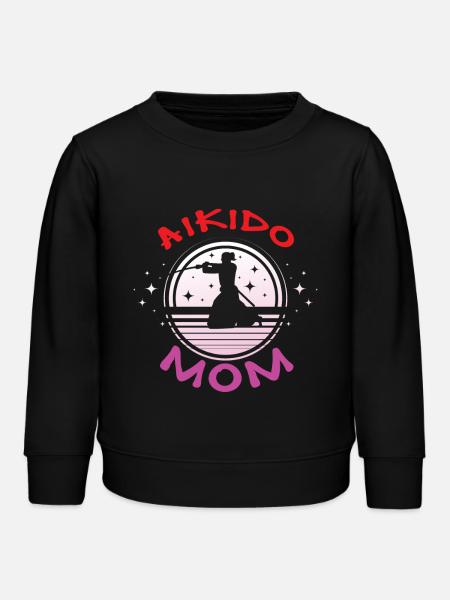 Aïkido Maman - Sweat enfant bio Stanley/Stella - noir