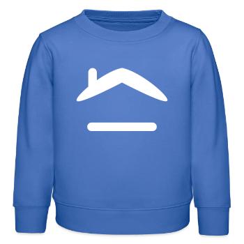 Roof - Kids Organic Sweatshirt by Stanley/Stella - carolina blue - Front - AI Model Kid Female (0cm)