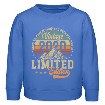 2020 - Kinder Organic Sweatshirt Mini Changer von Stanley/Stella - carolina Blue - Vorne - AI Model Kid Female (0cm)