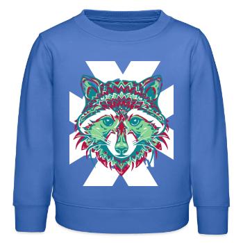 Fuchs - Kinder Organic Sweatshirt Mini Changer von Stanley/Stella - carolina Blue - Vorne - AI Model Kid Female (0cm)