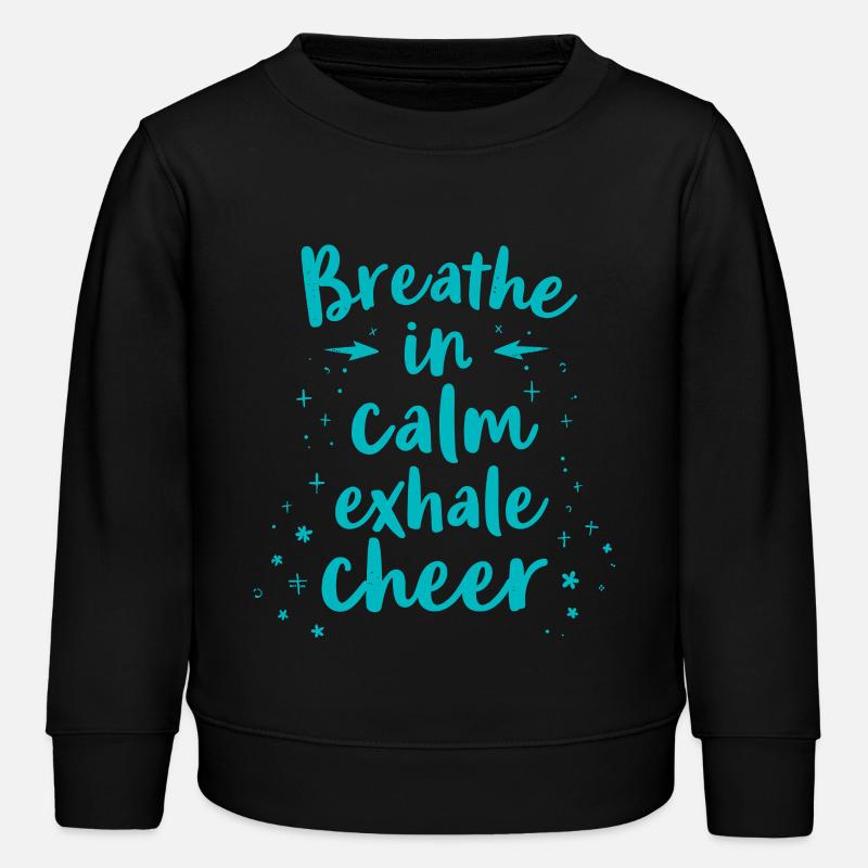 CHEER - Kids Organic Sweatshirt by Stanley/Stella - black