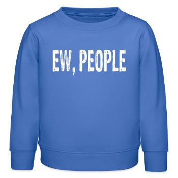 Ew People - Kinder Organic Sweatshirt Mini Changer von Stanley/Stella - carolina Blue - Vorne - AI Model Kid Female (0cm)