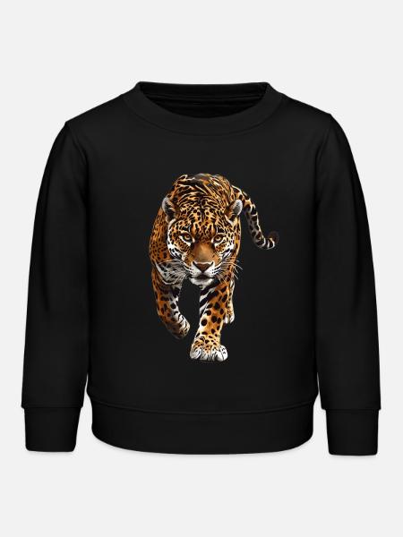 Jaguare Jaguar - Kinder Organic Sweatshirt Mini Changer von Stanley/Stella - Schwarz