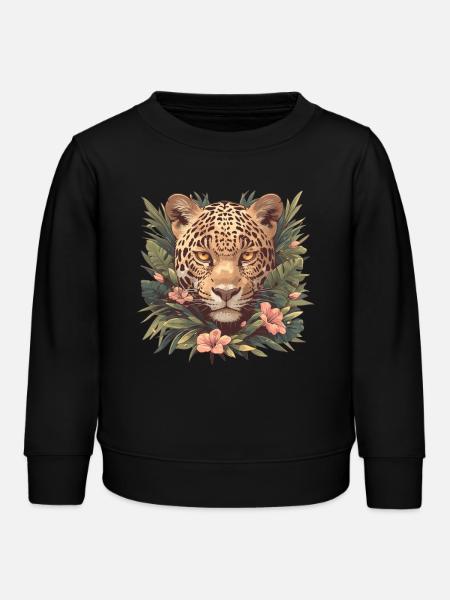 Jaguare Jaguar - Kinder Organic Sweatshirt Mini Changer von Stanley/Stella - Schwarz