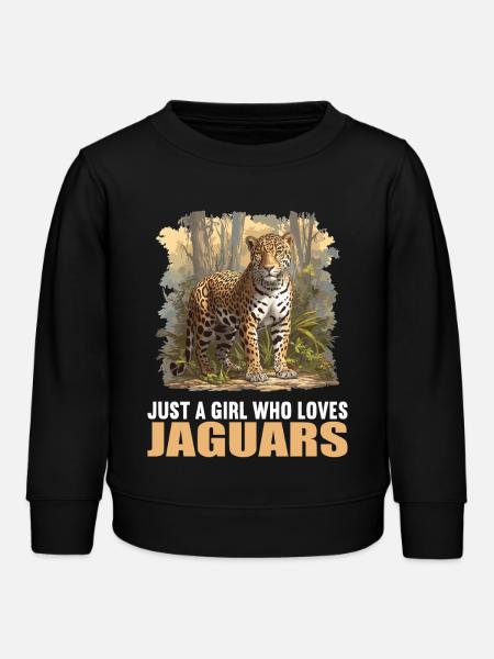Jaguare Jaguar - Kinder Organic Sweatshirt Mini Changer von Stanley/Stella - Schwarz