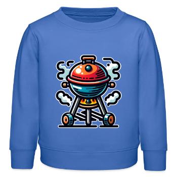 Griller - Sweat enfant bio Stanley/Stella - carolina blue - Devant - AI Model Kid Female (0cm)