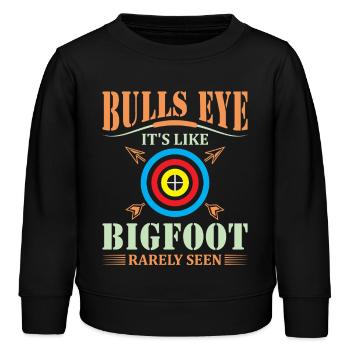 Bogenschießen Bogenschütze - Kinder Organic Sweatshirt Mini Changer von Stanley/Stella - Schwarz - Vorne - AI Model Kid Male (0cm)