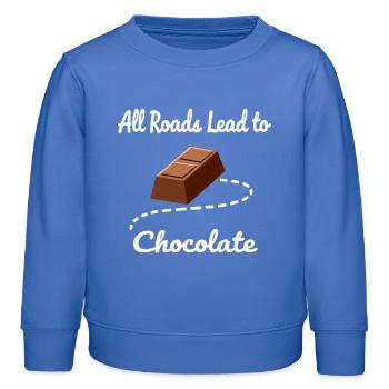 Envie de grossesse drôle - Sweat enfant bio Stanley/Stella - carolina blue - Devant - AI Model Kid Female (0cm)