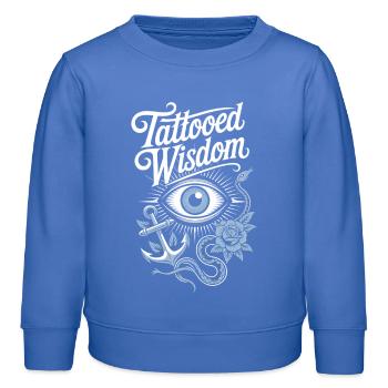 Des personnes âgées tatouées vieillissant fièrement, - Sweat enfant bio Stanley/Stella - carolina blue - Devant - AI Model Kid Female (0cm)