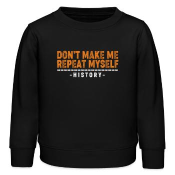 Histoire Historien Historique - Sweat enfant bio Stanley/Stella - noir - Devant - AI Model Kid Male (0cm)