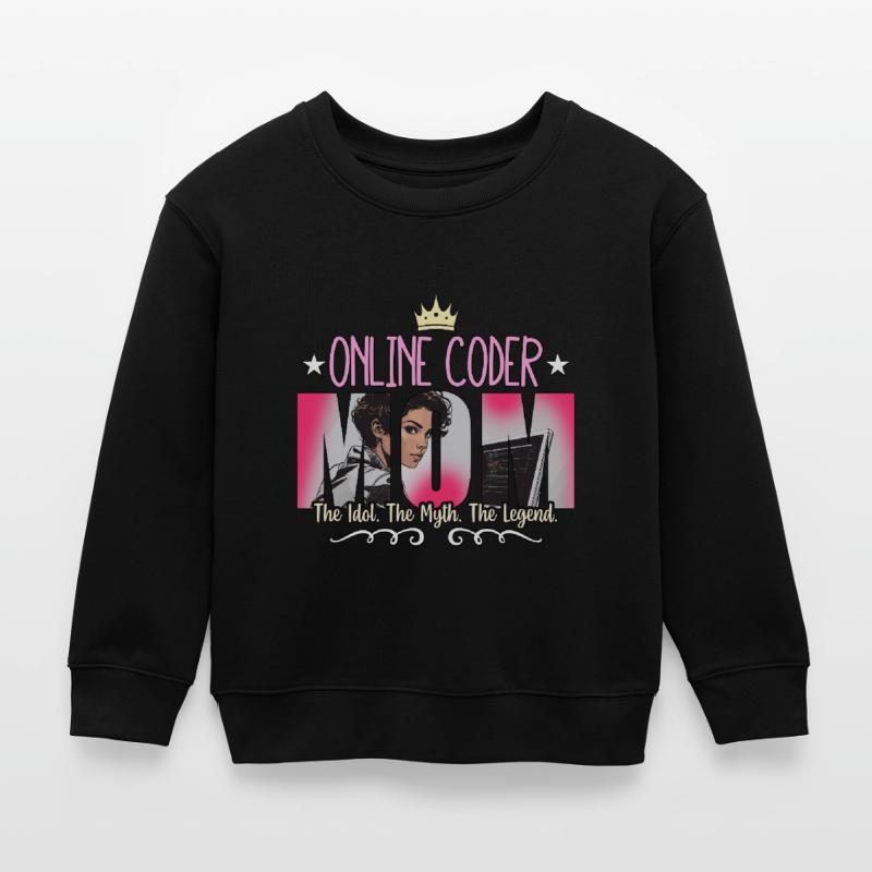 Online Coder Mom The Idol The Myth Web Developer Kinder Organic Sweatshirt Mini Changer von Stanley/Stella