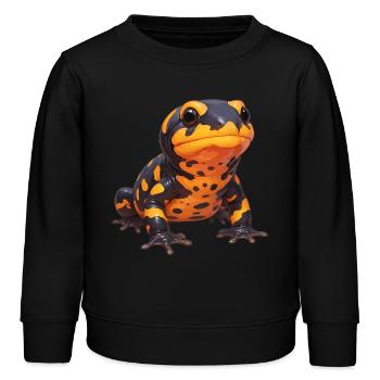 Salamandres Salamandres - Sweat enfant bio Stanley/Stella - noir - Devant - AI Model Kid Male (0cm)