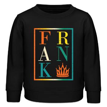 Frank - Kids Organic Sweatshirt by Stanley/Stella - black - Front - AI Model Kid Male (0cm)