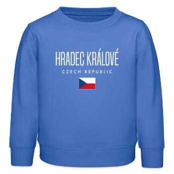 Hradeckralove Tschechien - Kinder Organic Sweatshirt Mini Changer von Stanley/Stella - carolina Blue - Vorne - AI Model Kid Female (0cm)
