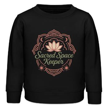 Boho Yoga Cadeau spirituel pour les yogis conscients - Sweat enfant bio Stanley/Stella - noir - Devant - AI Model Kid Male (0cm)