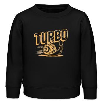 Vis turbo - Sweat enfant bio Stanley/Stella - noir - Devant - AI Model Kid Male (0cm)