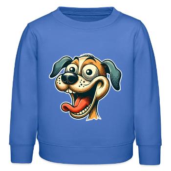 Chien - Sweat enfant bio Stanley/Stella - carolina blue - Devant - AI Model Kid Female (0cm)