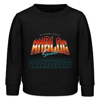 Synthétiseur de sons analogiques - Sweat enfant bio Stanley/Stella - noir - Devant - AI Model Kid Male (0cm)