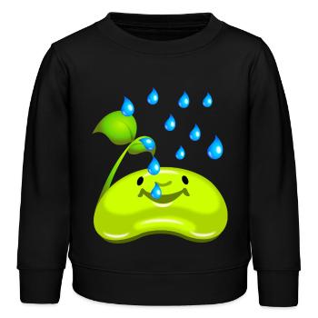Jardinier amateur petit semis - Sweat enfant bio Stanley/Stella - noir - Devant - AI Model Kid Male (0cm)