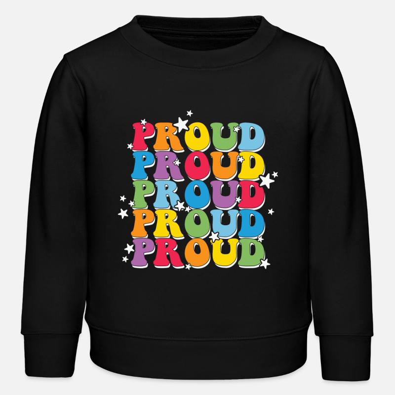 LGBT, Regenbogen, Pride-Monat - Kinder Organic Sweatshirt Mini Changer von Stanley/Stella - Schwarz