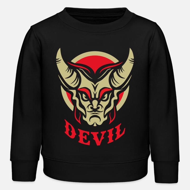 Diable - Sweat enfant bio Stanley/Stella - noir