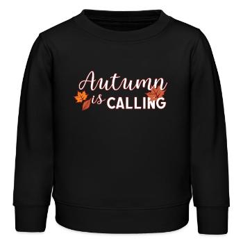 Automne - Sweat enfant bio Stanley/Stella - noir - Devant - AI Model Kid Male (0cm)