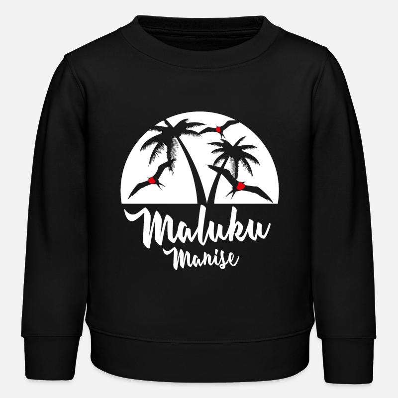 Maluku manise - Sweat enfant bio Stanley/Stella - noir
